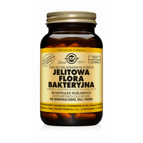 Solgar - Advanced Acidophilus Plus - 60 kapsułek